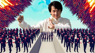 100x JACKIE CHAN + 1x GIANT vs EVERY GOD  Totally Accurate Battle Simulator TABS