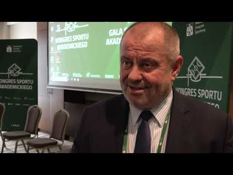 Prezes AZS prof. Alojzy Nowak