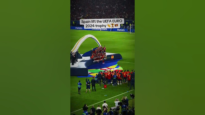 Spain lift the UEFA EURO 2024 trophy 🏆#euro2024 #final #spain