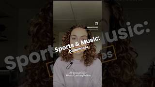 How do sports and music relate? Some differences☝🏻#TheMusicCoach #MusicCoachingMatters