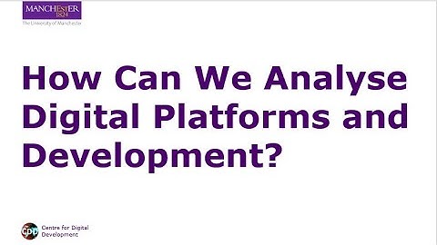 Conceptualising Digital Platforms in Developing Countries as Socio-Technical Transitions