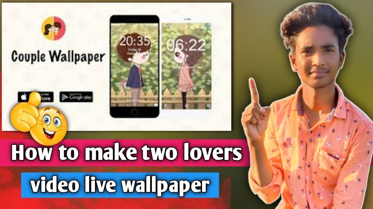 how to make couple video wallpaper 👫 || on your android phone - YouTube