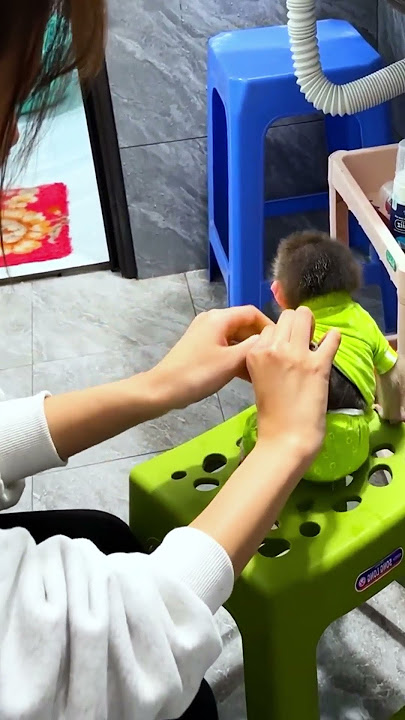 BaBy lala monkey is very lovely and very smart bibi monkey #lala #familylala #bibi #familybibi