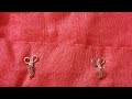 Blause me hook Lagane ka Asan Tarika l Blause Loop and hook Stitch l