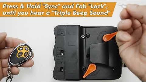 10 Digits - Rv Door Lock - How to sync Key Fob with Handle