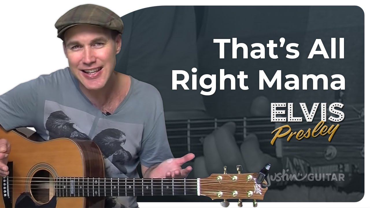 Thats All Right Mama By Elvis Presley Guitar Lesson Youtube
