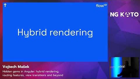 Hidden gems in Angular: hybrid rendering, routing features, view transitions and... - Vojtech Mašek