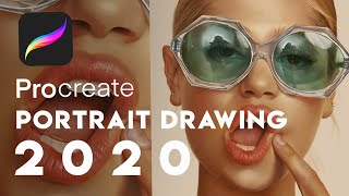 Portrait Drawing 2020 Procreate iPadPro screenshot 4