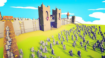 Sieging An IMPOSSIBLE Castle With Endless Troops in TABS