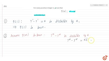 For every positive integer n, prove that `7^n-3^n` is divisible by 4....