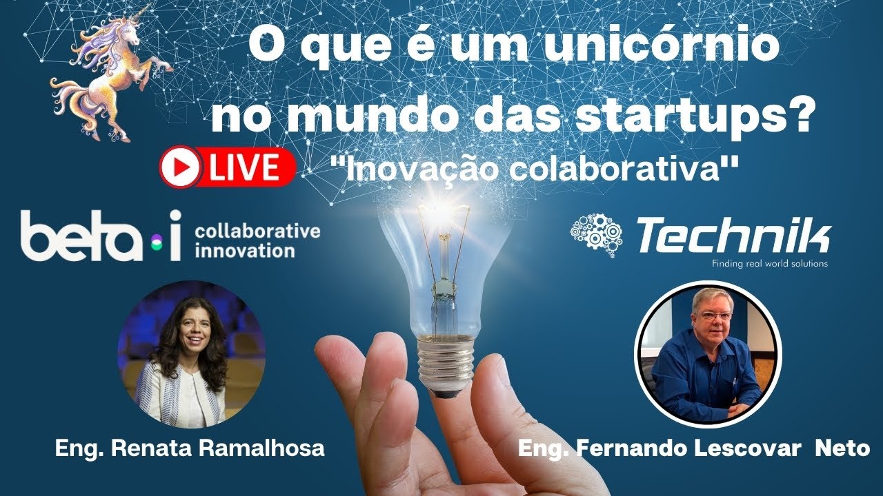 "Inovação Colaborativa" - Live da Technik com a Beta- i Brazil!