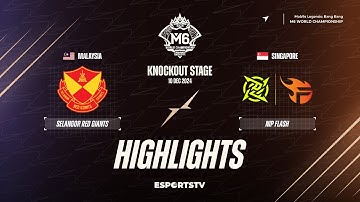 Selangor Red Giants vs NIP Flash HIGHLIGHTS M6 World Championship | NPFL vs SRG ESPORTSTV