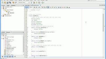 Java: Cách tạo các getter và setter