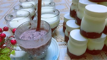 SỮA CHUA NẾP CẨM, CÁCH LÀM SỮA CHUA NẾP CẨM DẺO NGON ĐỂ LÂU KHÔNG BỊ CỨNG, SỮA CHUA NẾP CẨM ĐƠN GIẢN