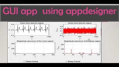 GUI: App using AppDesigner