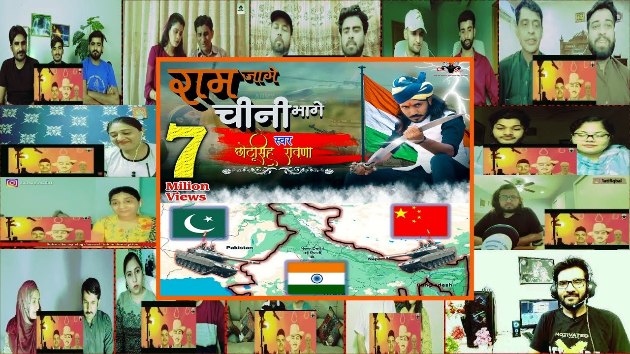 Indian Army को समर्पित-राम जागे China-Pak भागे | Pak Reacts Chini Mini Chayau Myau-Independence Day