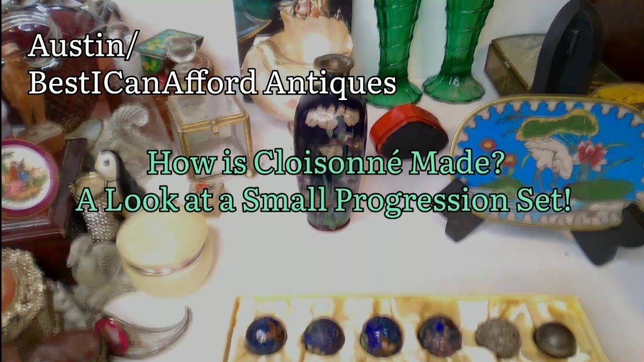 Cloisonné Progression Set! How is Cloisonné Made?! What is Cloisonné? Like and Subscribe, please