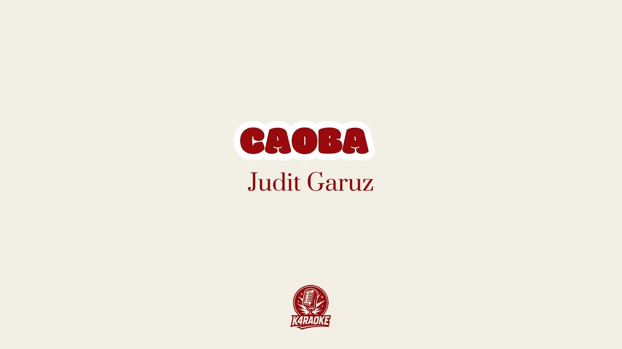 Watch 🎤🌹 Karaoke CAOBA - Judit Garuz on YouTube Watch 🎤🌹 Karaoke CAOBA - Judit Garuz on YouTube
