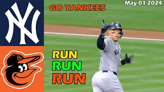 New York Yankees vs. Baltimore Orioles Highlights , May 01 2024 | MLB Season 2024
