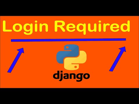 How to use login_required decorator In Django