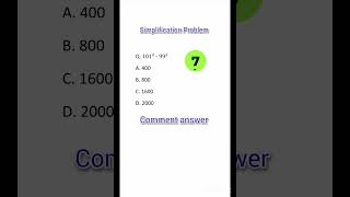 Solve &amp; Comment answer #ssc #ssccgl #gre #gmat #math #ytshorts #shorts #shortsfeed #maths #yt #short