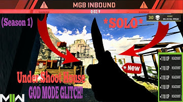 *NEW* SOLO UNDER MAP God Mode Wallbreach - On Shoot House - Any Mode! MW2 (Modern Warfare 2)