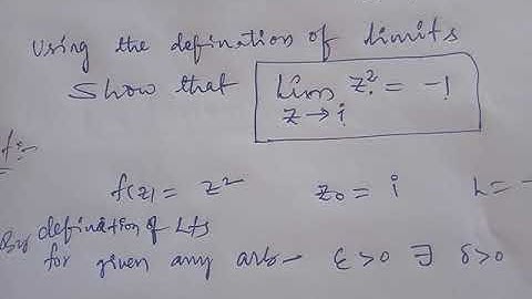 Definition of limit of a function with example-3