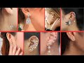 Modern beautiful earrings designs  gold studs designs  ws fashion beauty