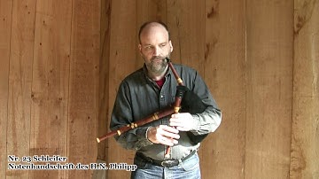 Schleifer No. 23 from the  manuscript of H. N. Philipp, Seibis/Franconia-Thuringia , dated 1784