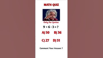 Math Quiz || #maths #puzzle #mathpuzzle #iqtest #math #trending