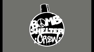 Bomb Shelter Crew looping animation and Logo designed by Shucks One