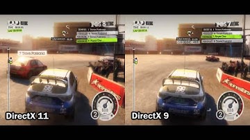 DiRT 2: DirectX 9 vs. DirectX 11 Side-by-Side Gameplay