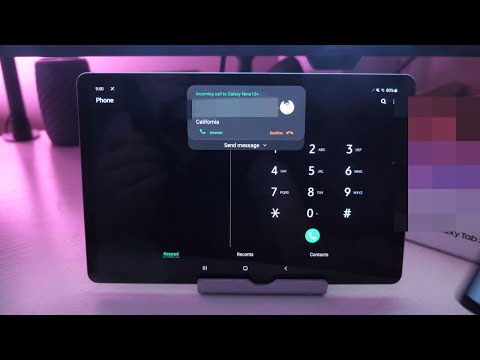 Galaxy Tab S6 How to Make Phone Calls and Texts