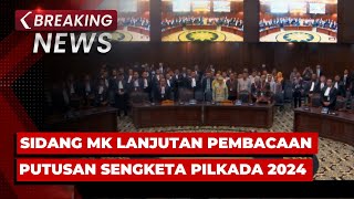 Download lagu BREAKING NEWS - Sidang MK Lanjutan Pembacaan Putusan Sela Sengketa Pilkada Serentak 2024