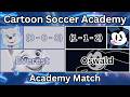 Cartoon Soccer Academy Match - Everest (0-0-0) Vs Oswald (1-1-2)