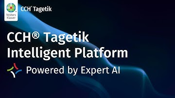 Introducing CCH® Tagetik Intelligent Platform | Powered by Expert AI