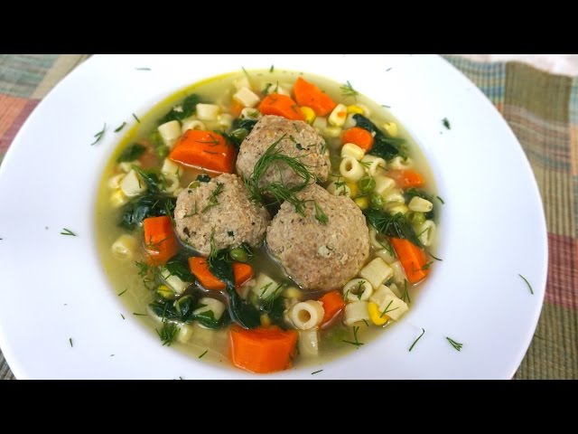 Sopa de Albóndigas de Pavo con Pasta - Mi Cocina Rápida | Mi Cocina Rápida - Karen