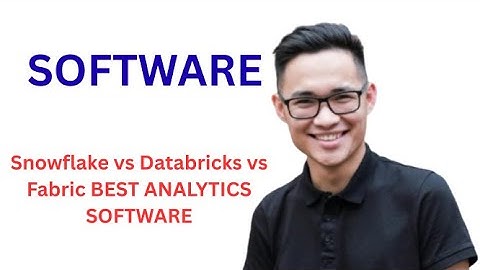 Snowflake vs Databricks vs Fabric BEST ANALYTICS SOFTWARE