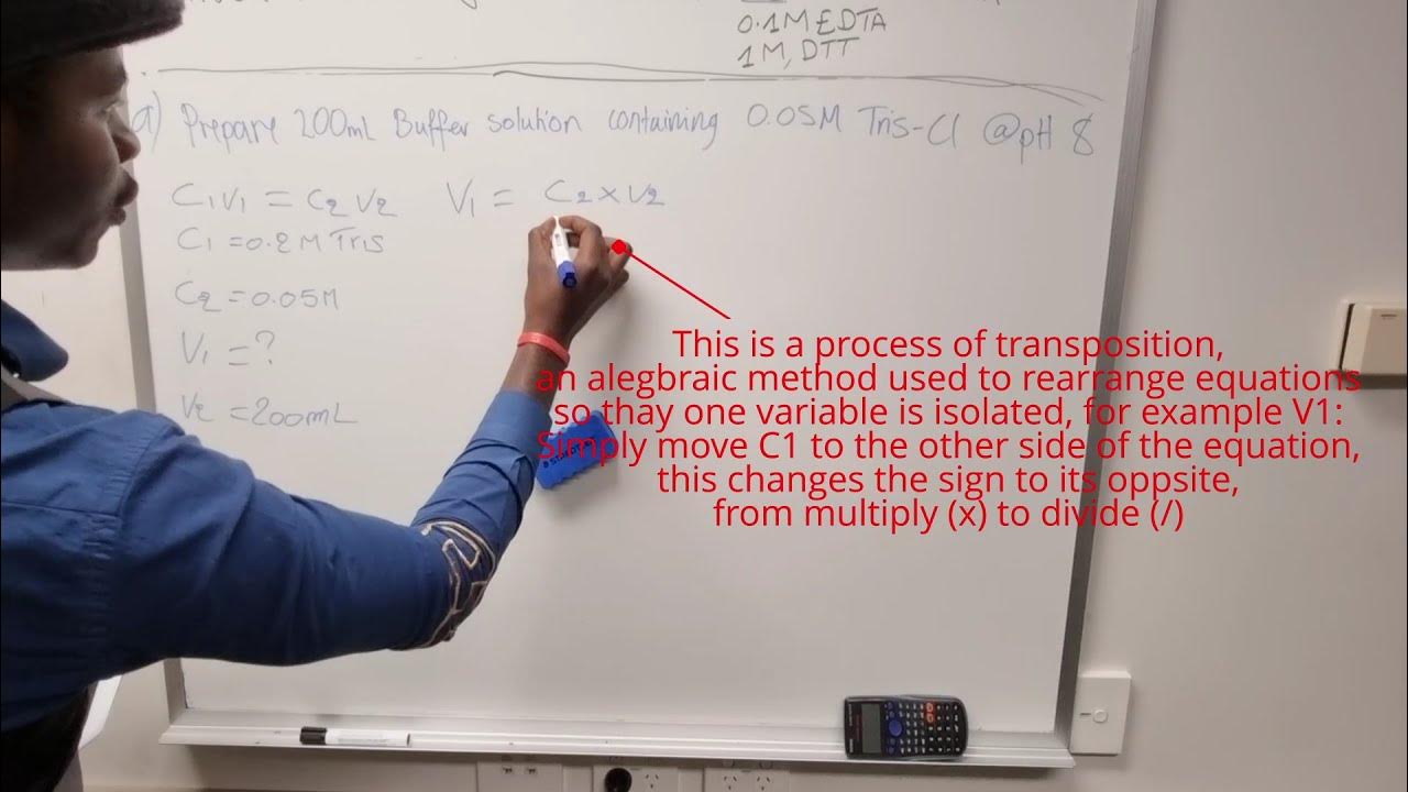 Dilutions, Calculate the Volume Required for Specific Concentrations