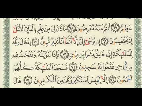شرح تفسير لسورة ص من آية ٦٢ إلى آية ٨٨ للشيخ فهد العمار