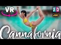 BIKINI YOGA STRETCHING IN VR 3D - CANNAFORNIA GIRLS - VIRTUAL REALITY VIDEO IN STEREO 180/360