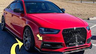 AUDI S4 B8.5 GETS ECS TUNING CARBON CANARD | “WHEELS GETTING POWDER COATED FORGED GUNMETAL!”