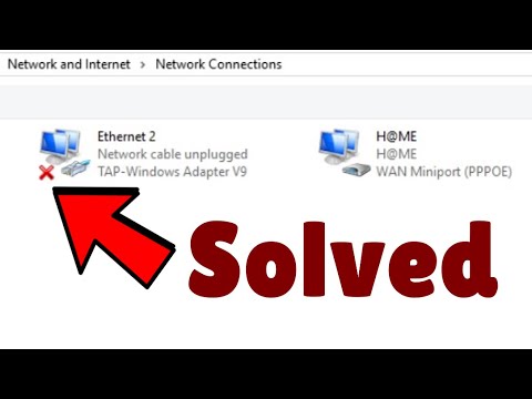 wifi ขึ้นกากบาทสีแดง windows 7  New Update  Network cable unplugged error in Windows 10 Fix