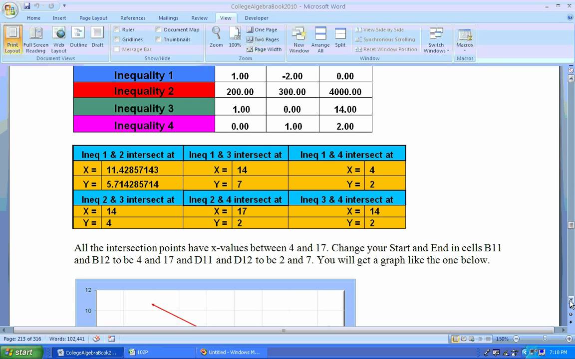 4 4 2a Systems Of Inequalities And Linear Programming Using Excel YouTube 4-4-2a-systems-of-inequalities-and-linear-programming-using-excel-youtube