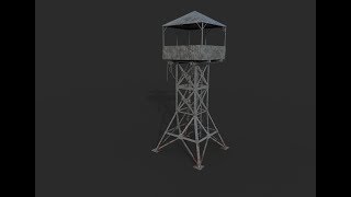 Making of watchtower 3ds max tutorial part-1