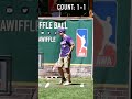 How Did He Hit That?🤯 #dingersornothing #wiffleball #baseball #shorts