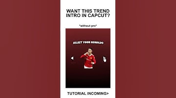 Viral Intro Tutorial CapCut