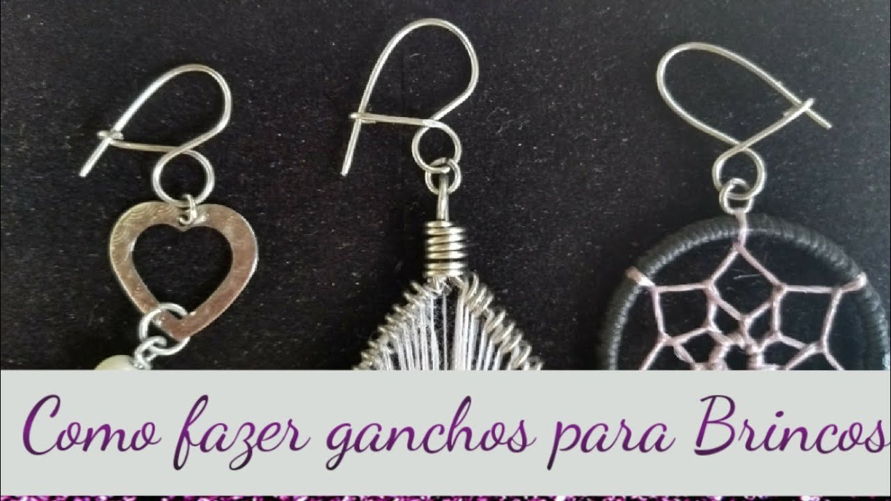 Como Fazer Trancas/Ganchos para brincos