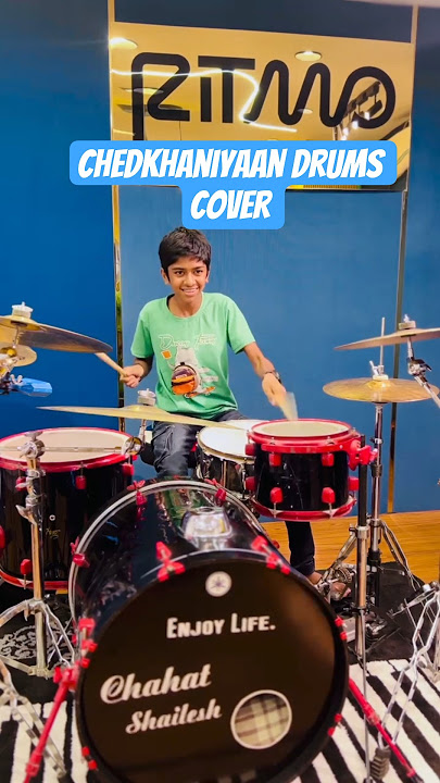 Chedkhaniyaan Drum Cover 🥁 | Playful Beats of Love 💖 | Bandish Bandits #Shorts