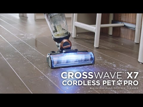 Crosswave x7 plus cordless pet pro - nettoyeur multifonction BISSELL Pas  Cher 